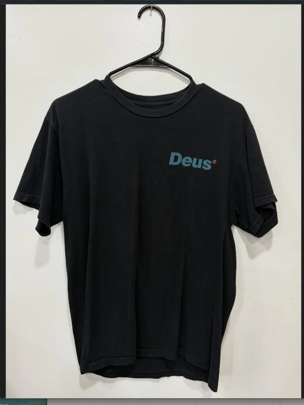Deux Ex Machina Black Cycleworks Men's Tee - Medium